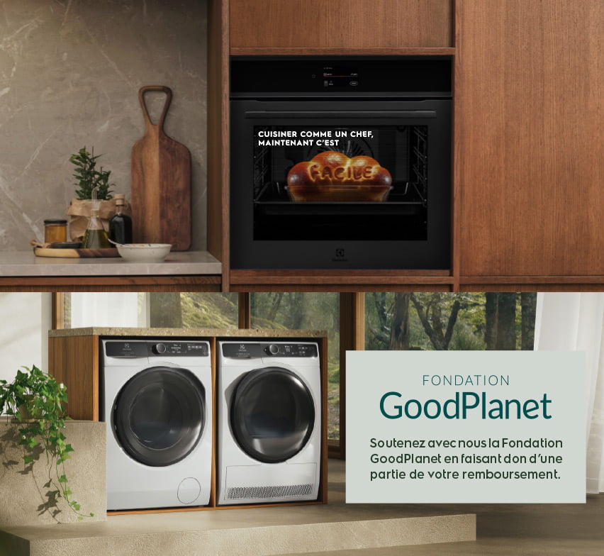 Electrolux s’engage à effectuer un don d’un montant égal à votre don